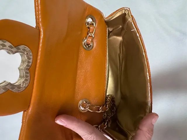 Bolsa matelassê caramelo - Foto 3