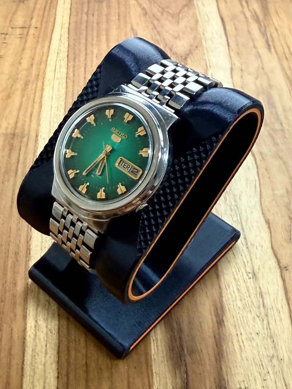 Relógio Seiko 5 Green Dial - * - 1978 - Foto 3