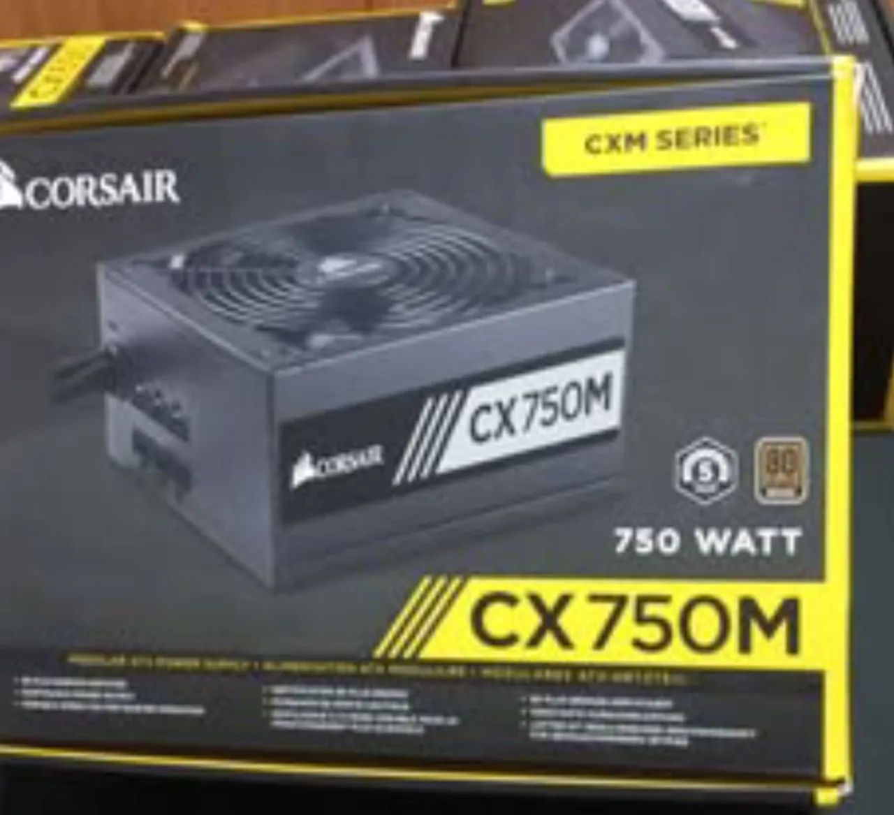 FONTE CORSAIR CX750M 80 PLUS BRONZE