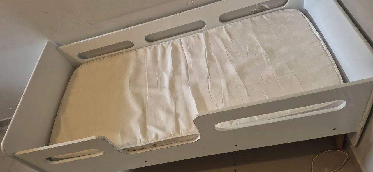 Cama infantil 1,50m com colchão  - Foto 2