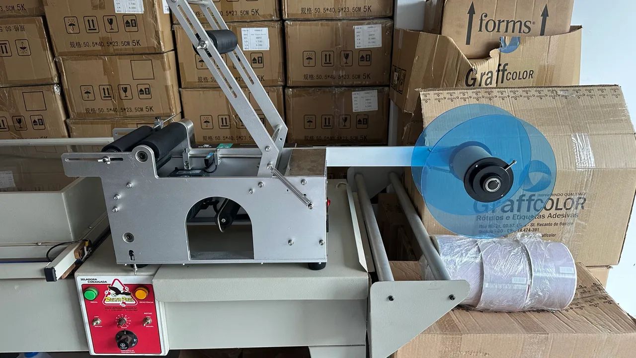 Rotuladora Semiautomática Com Datador Cetro CSLM P