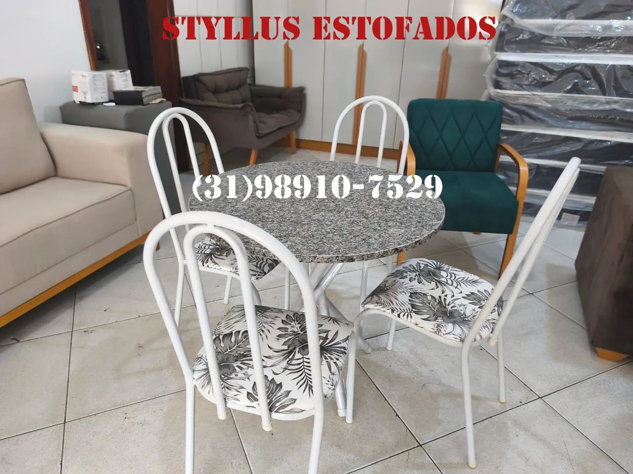 Mesa tubular redonda 