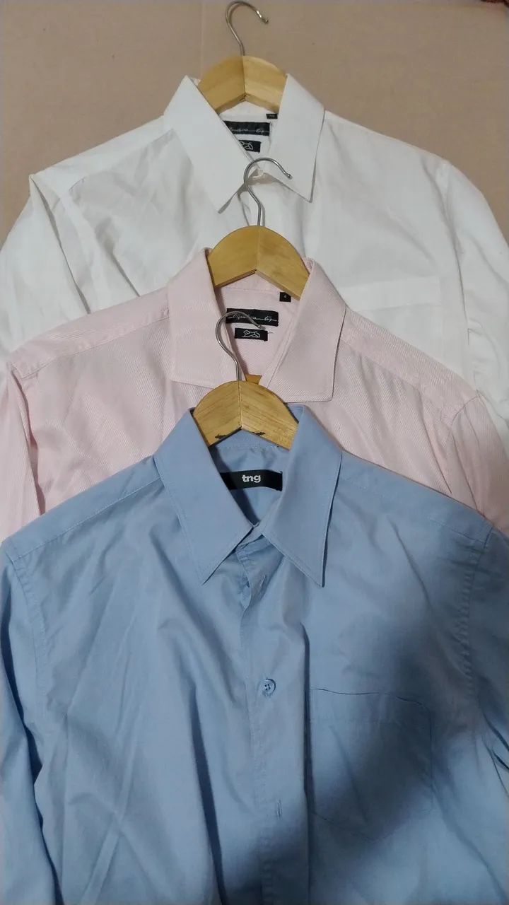 Kit com 03 camisas TNG social - Foto 4