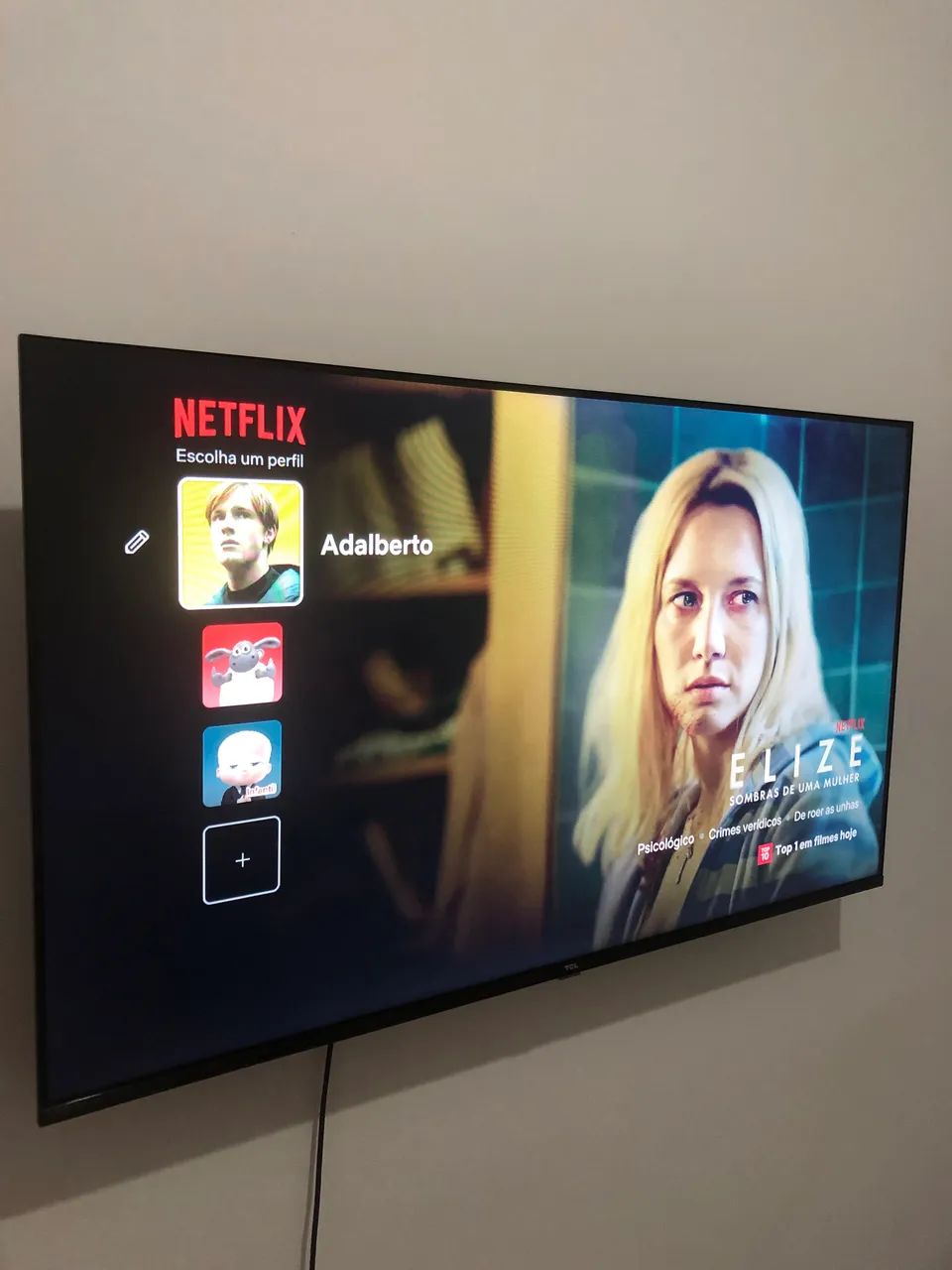 TV Smart TCL 43 polegadas Zerada - Foto 2
