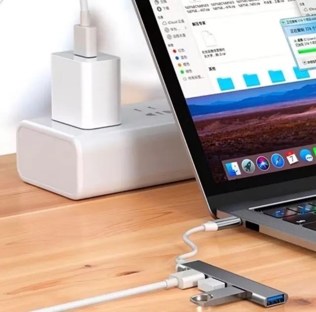 Hub Usb Type-c 4 Portas Usb 3.0 5 Gbps - Foto 4