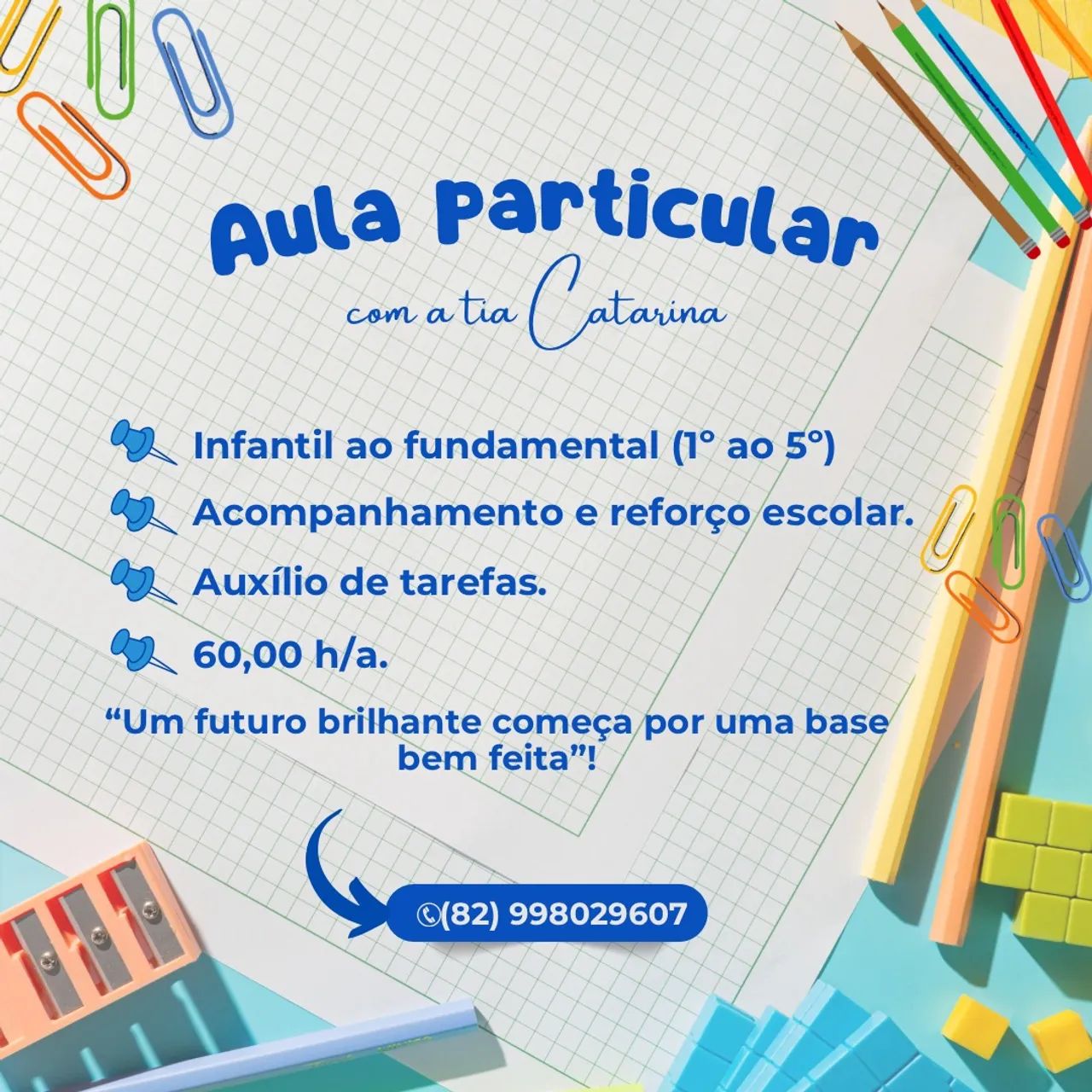 Reforço escolar/aula particular 