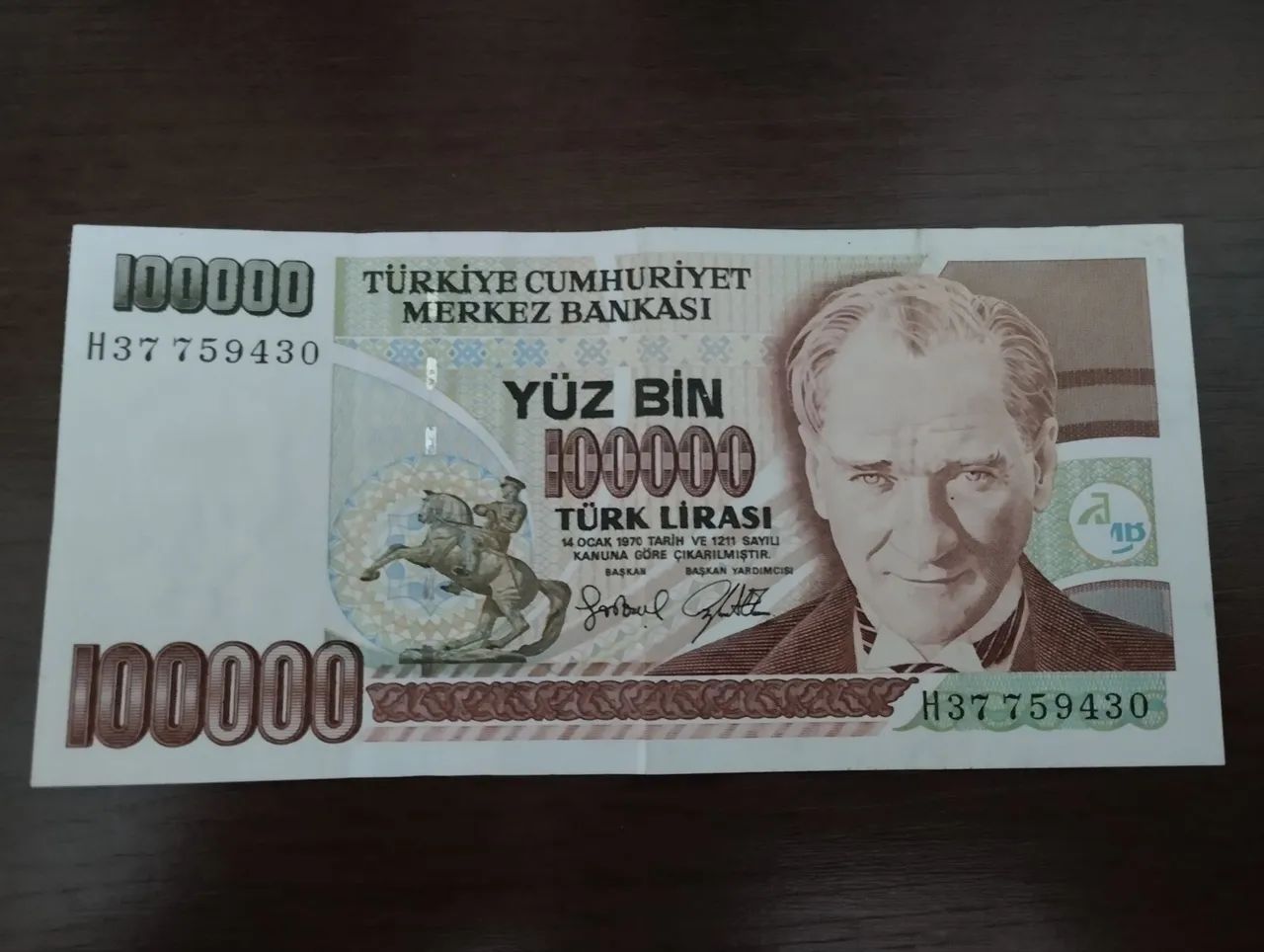 Cédula Antiga Turca 