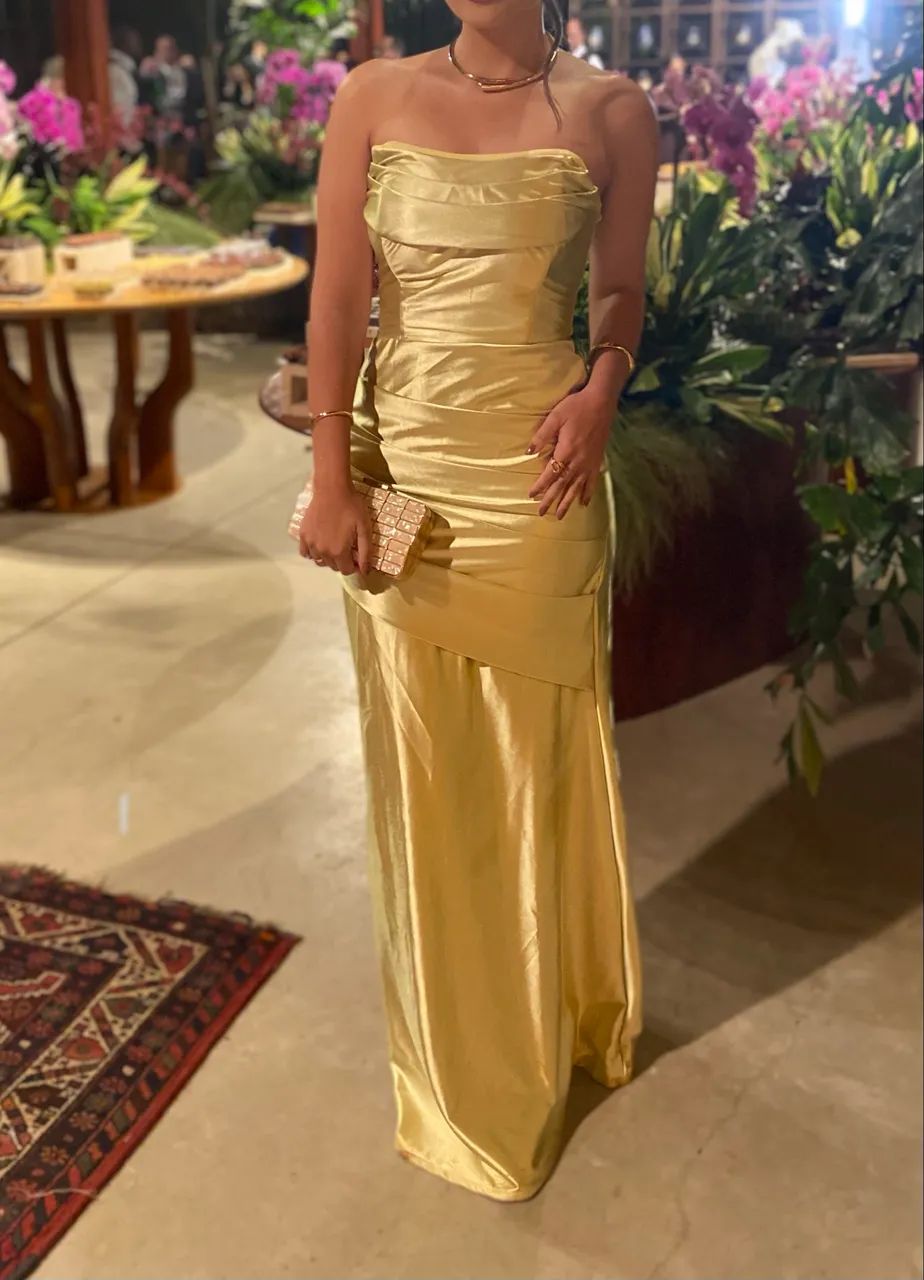 Vestido de Festa Verde Lima - Foto 2