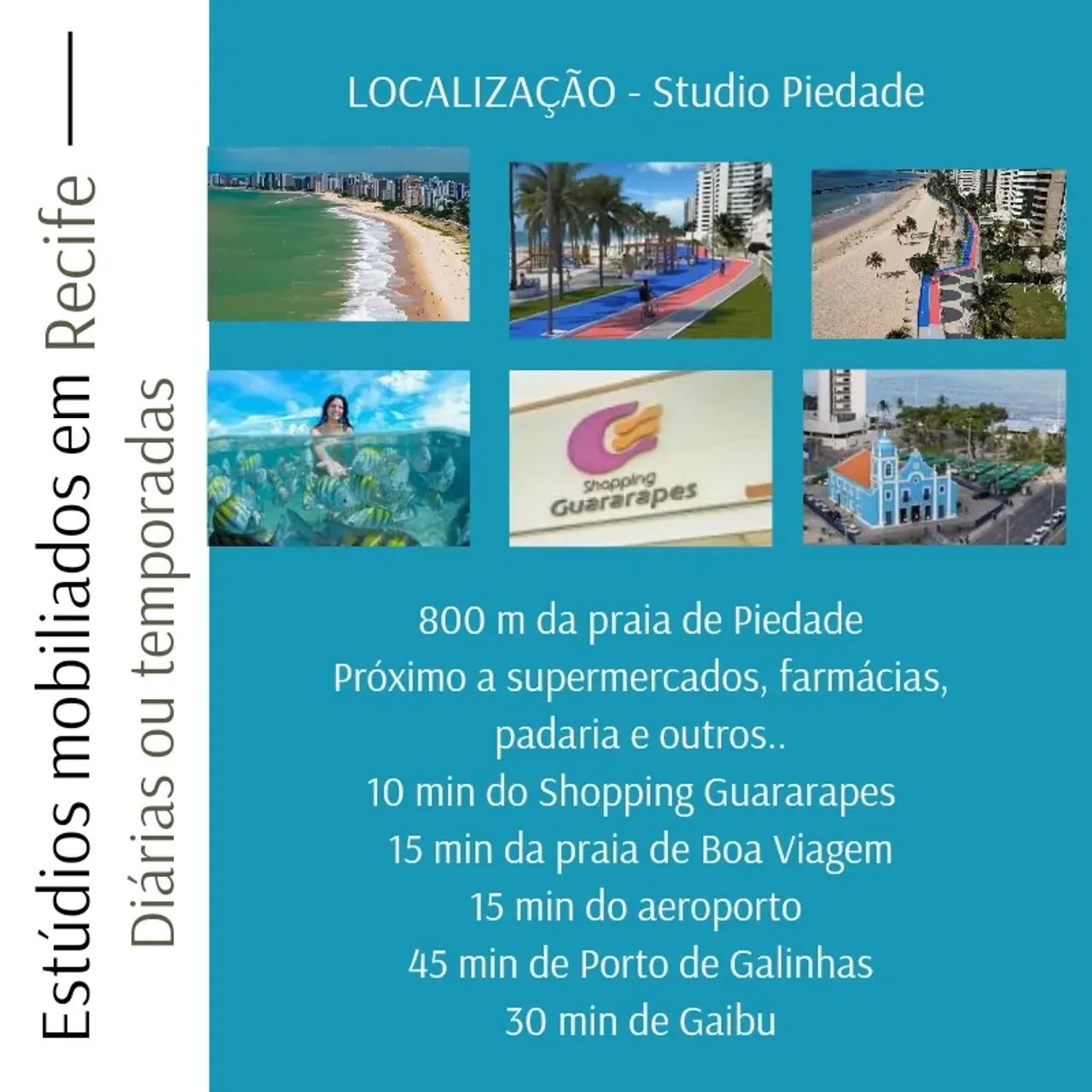 FLAT MOBILIADO STUDIO PIEDADE -  Wifi e Taxas inclusas - Foto 7