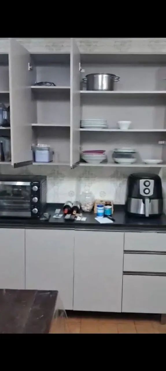 Armário de Cozinha Nice Madesa Cinza - Foto 3