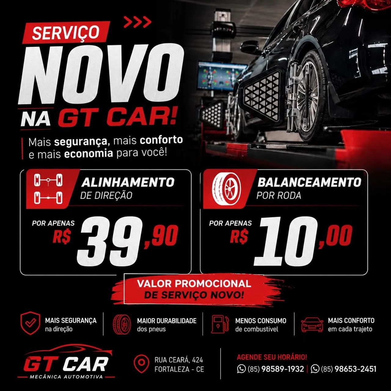 Alinhamento e Balanceamento Automotivo.