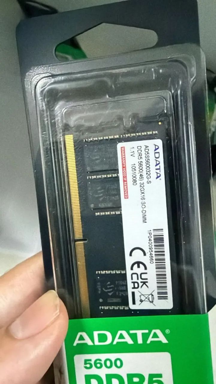 Memória ram 32 GB ddr5 notebook 