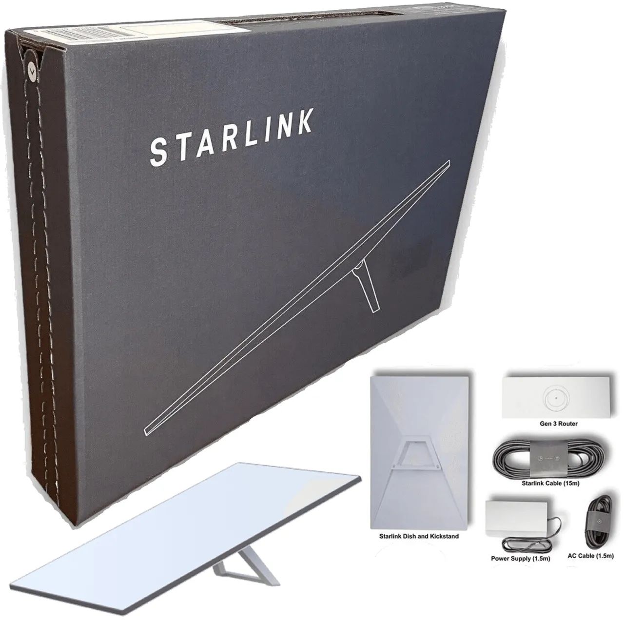 Antena Starlink Gen 3 Standard Nova Lacrada - Foto 4