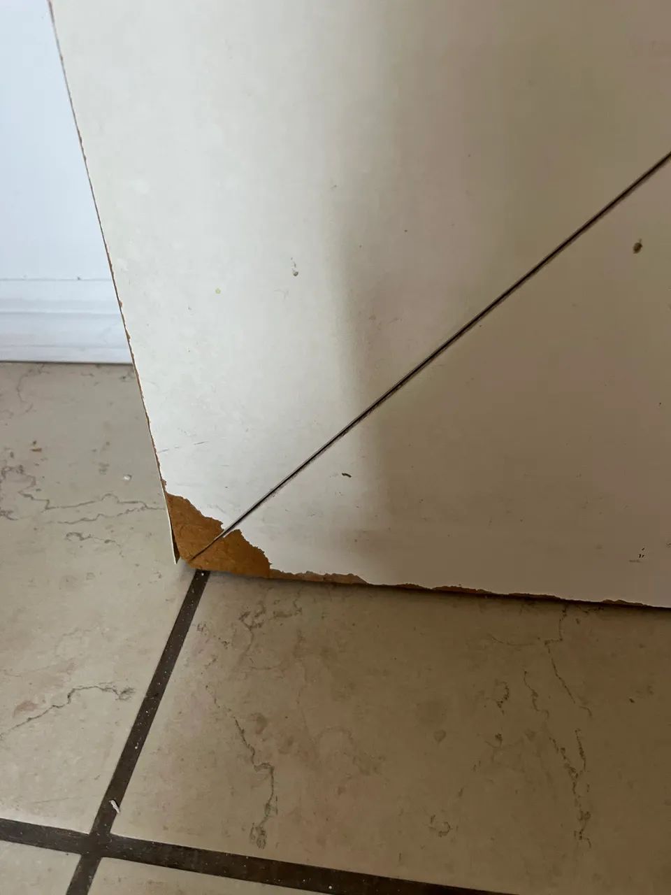 Espelho grande com moldura em madeira branco  - Foto 3