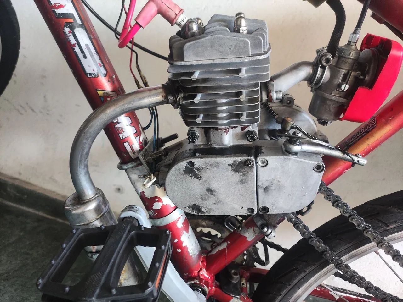 Bicicleta com motor 80cc, Aro 26. - Foto 4