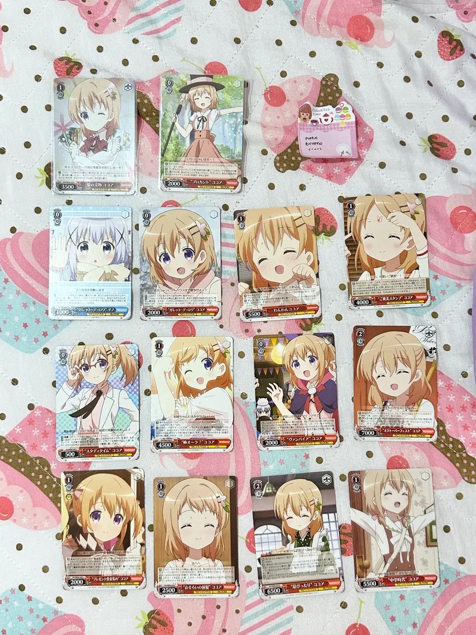 lote - cards gochuumon wa usagi desu ka? - Foto 3