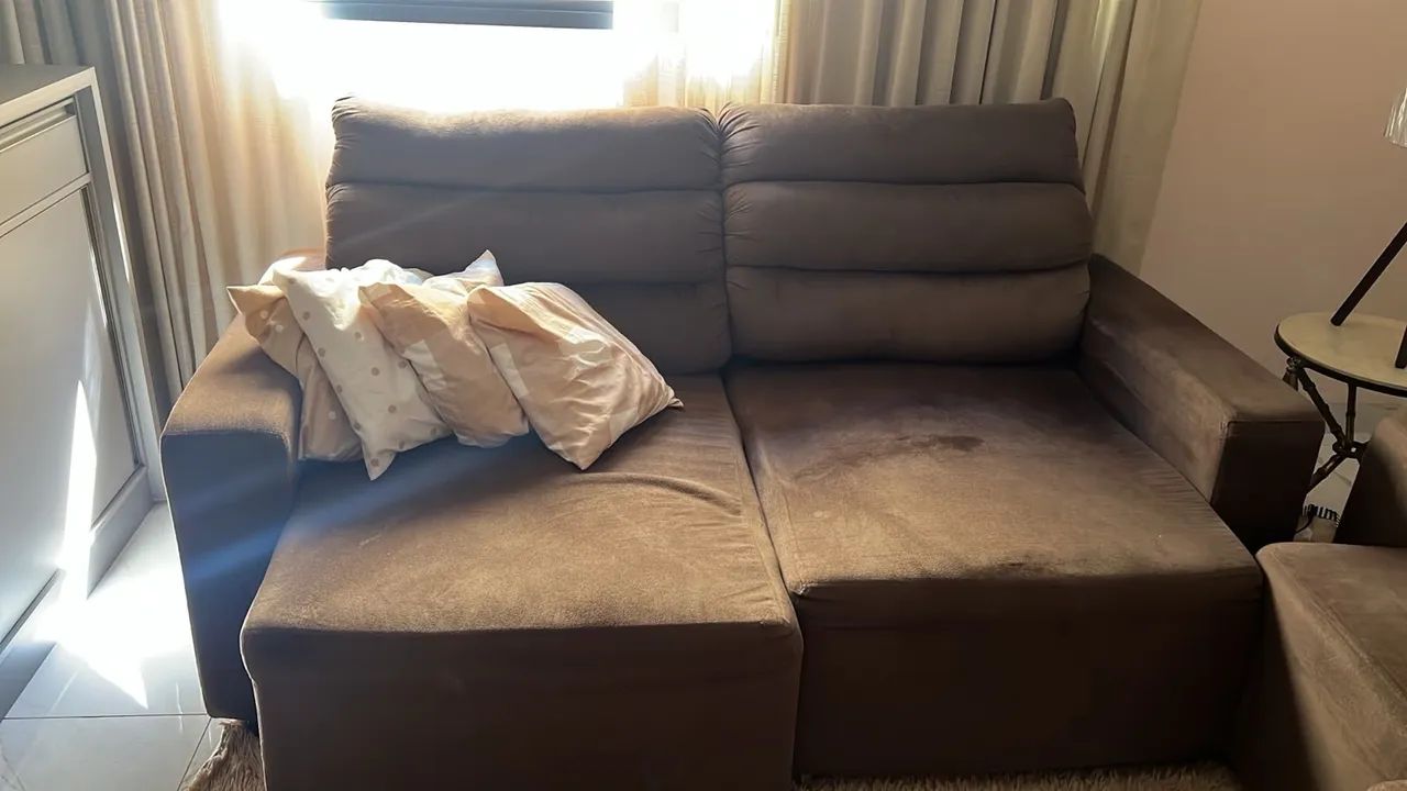 Vendo 2 sofás de 2 e 3 lugares - usado.  - Foto 3