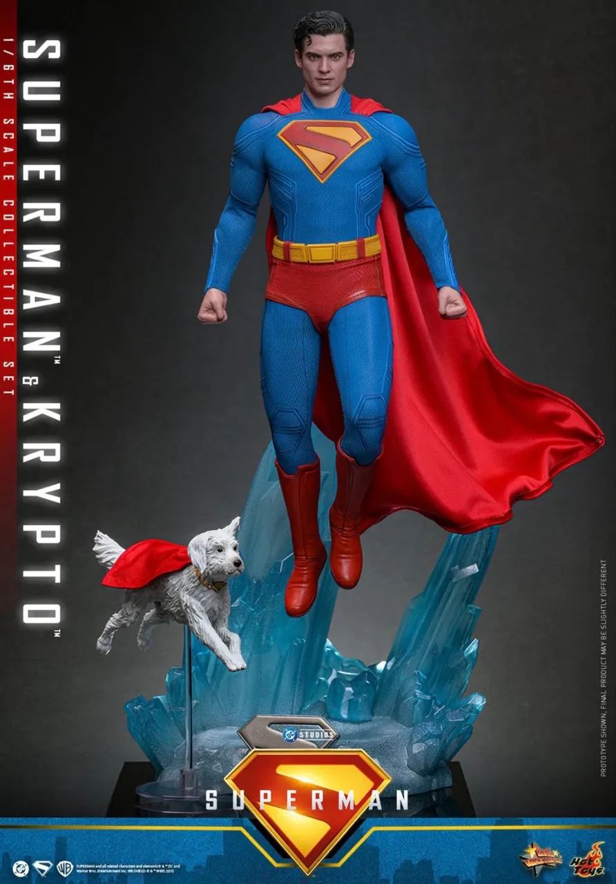 hot toys Superman e krypto MMS812 - Foto 3