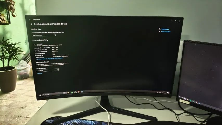 Monitor SAMSUNG ODYSSEY 27 polegadas 240hz - Foto 2