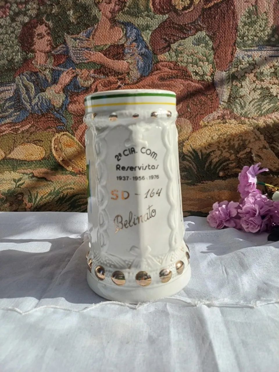 Caneca antiga colecionável Exército  - Foto 2
