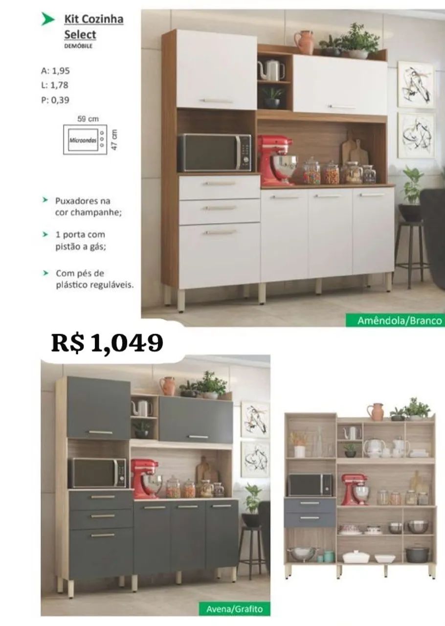 Armário de Cozinha Select - Promoção 