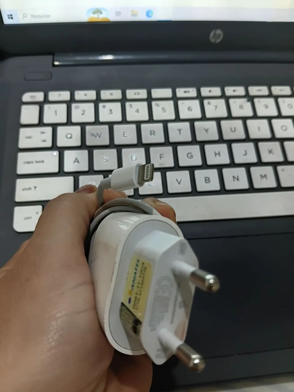 Carregador de iPhone 20w original usado 