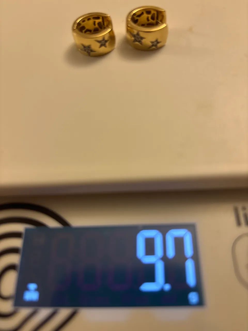 Argolas em ouro 18 k e diamantes  - Foto 4