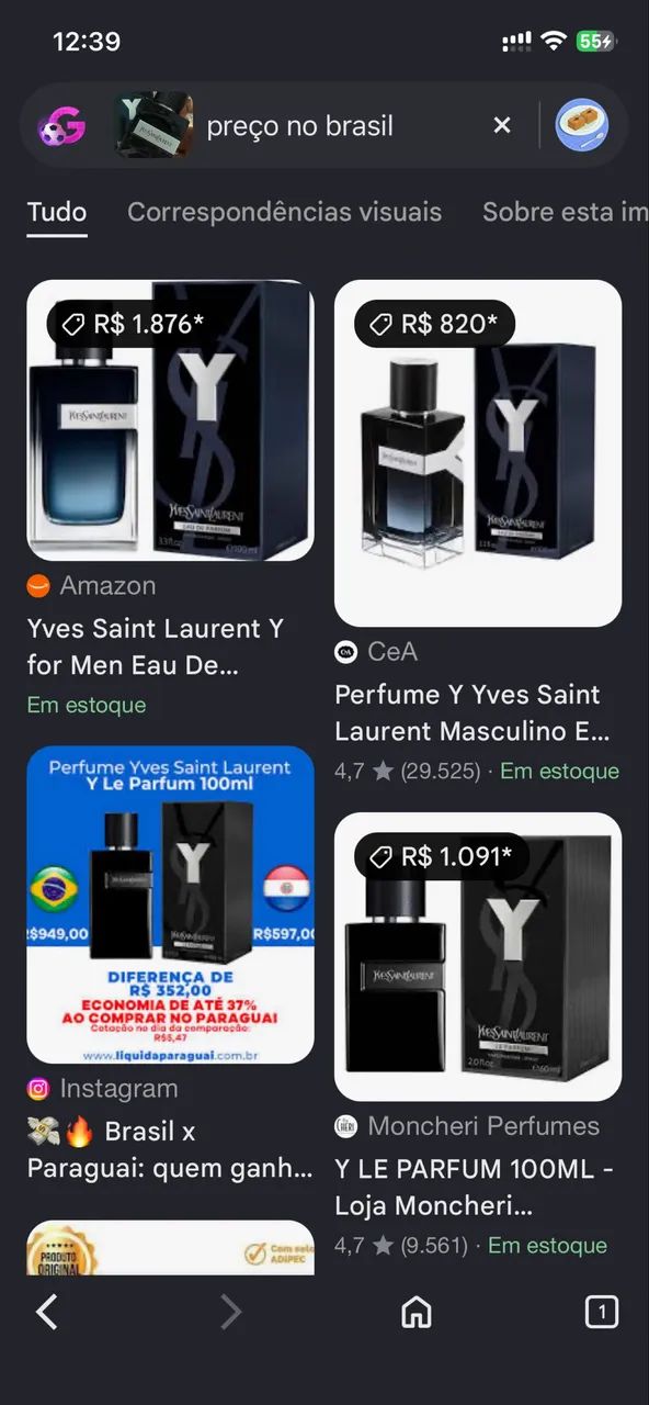 Perfume masculino 