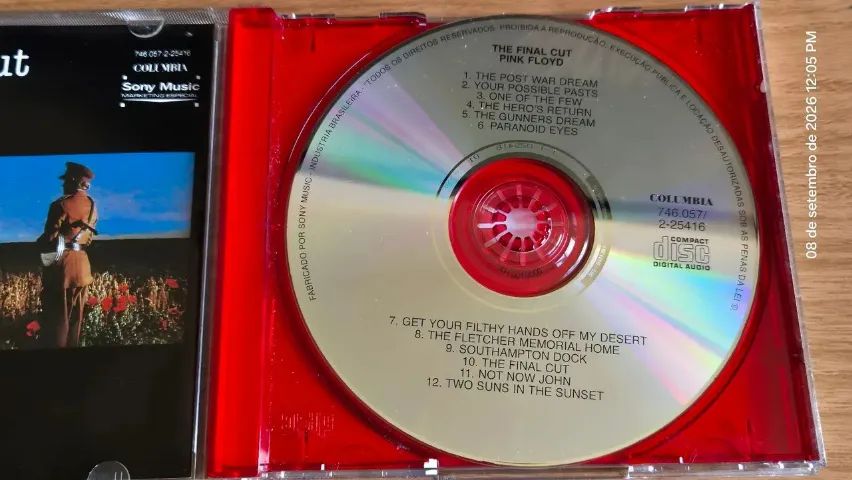 CD Pink Floyd - The Final Cut - Foto 3