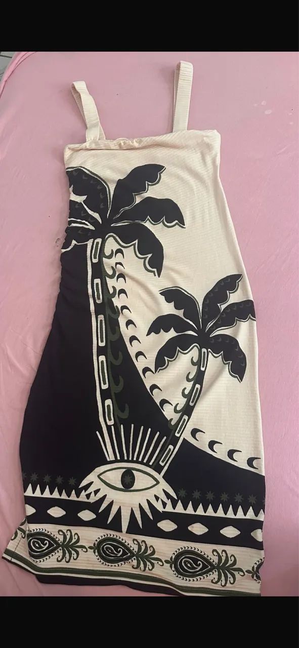 Vestido Estampado Tropical - Foto 3
