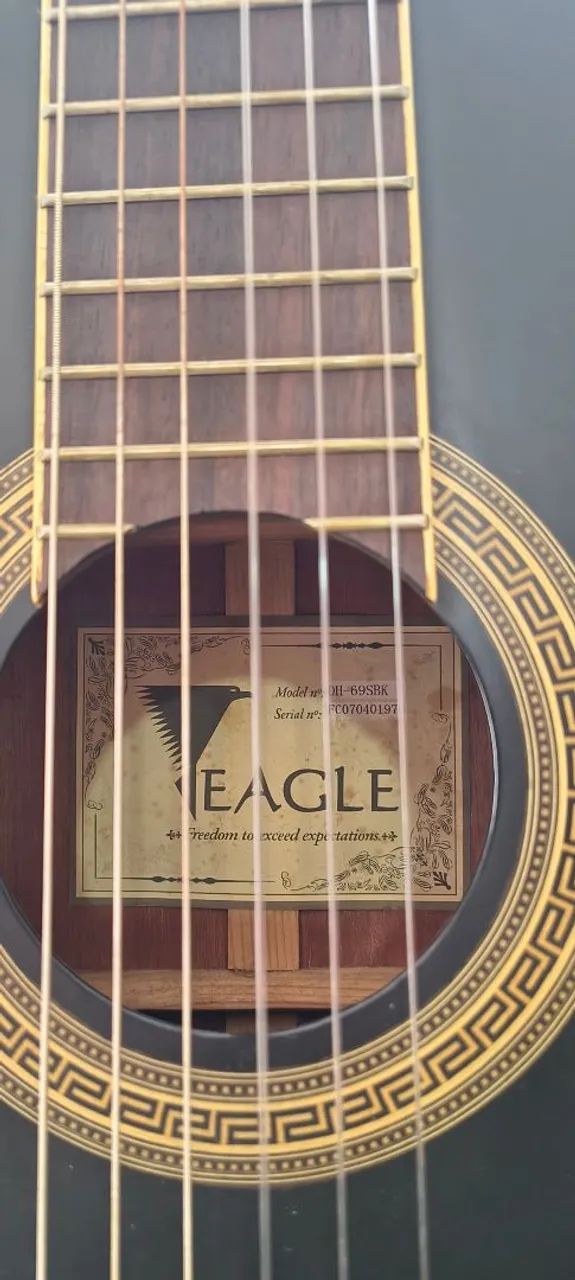 Violão Eagle DH-69SBK Black - Foto 4