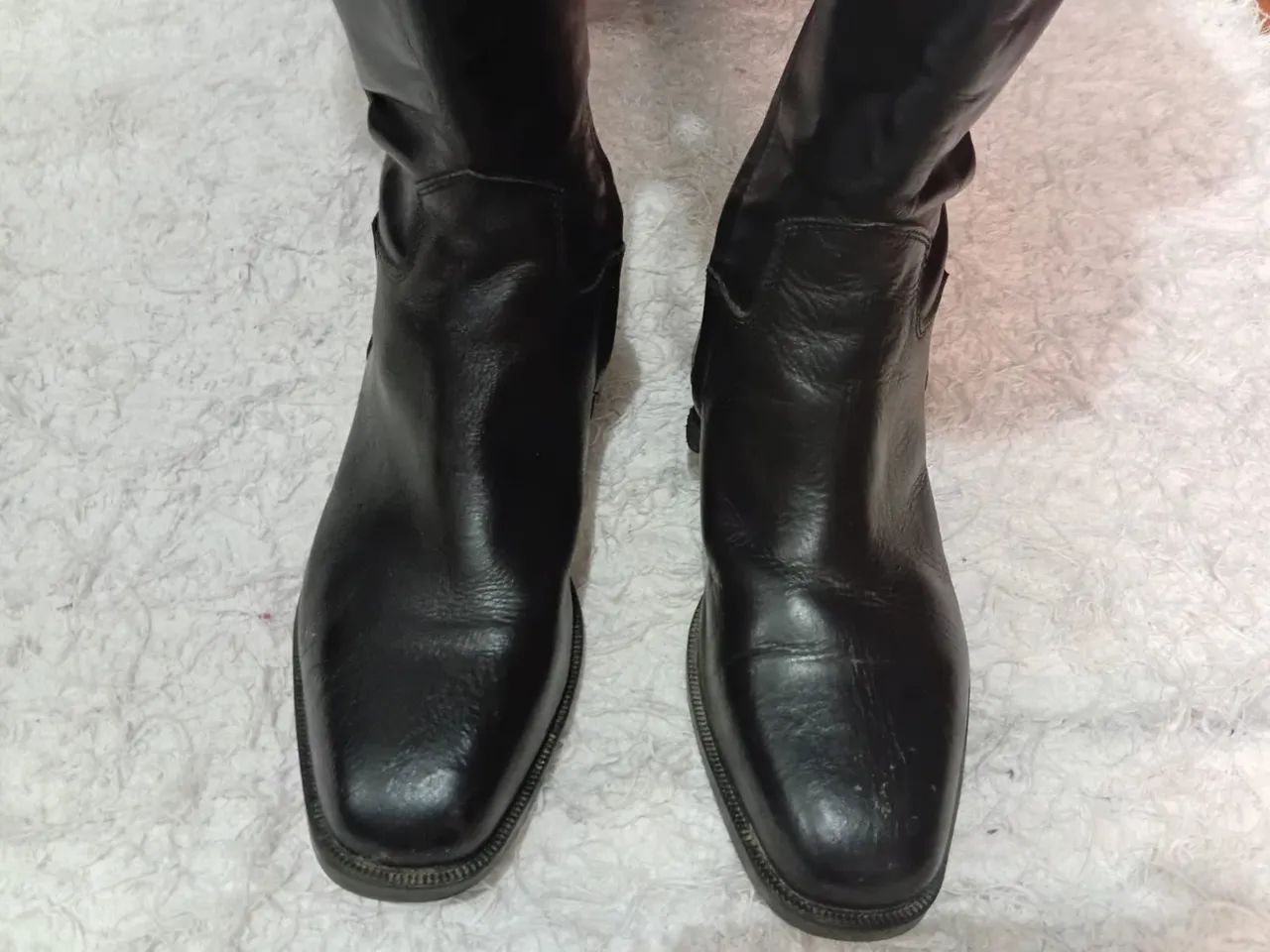 Bota legítimo de couro - Foto 2