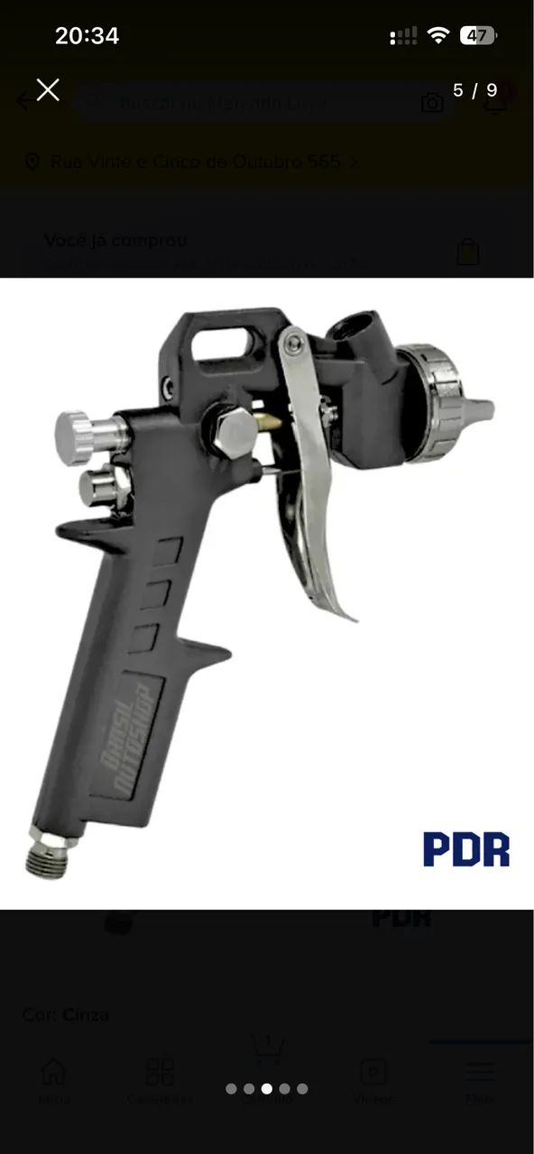 Pistola PDR 530 HVLP 600ml bico 1.3 - Foto 4