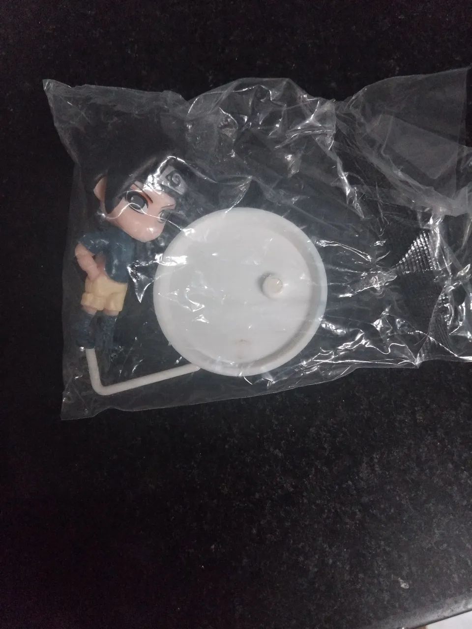 Sasuke do anime clássico de 7 a 8 cm