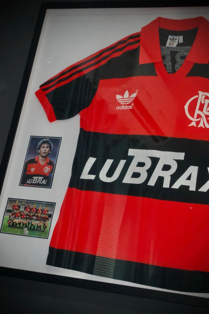 Manto rubro negro 1988 Flamengo  - Foto 2