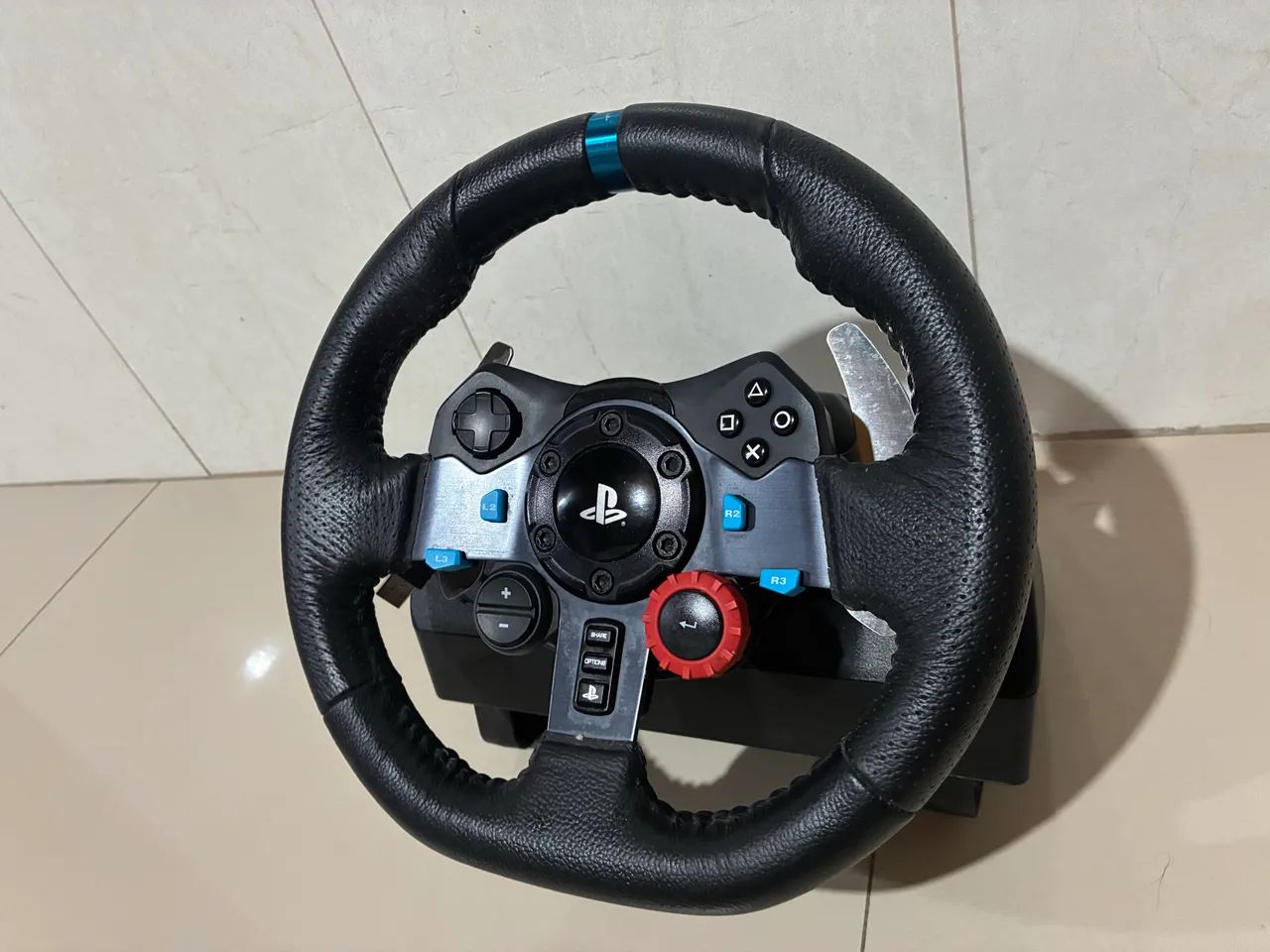 Logitech G29 + Câmbio H + Pedaleira - Completo - Foto 3