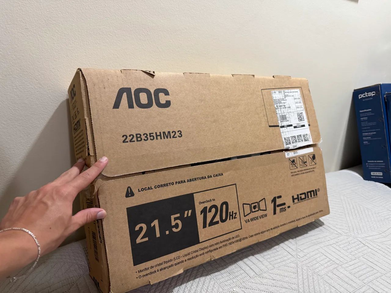 Monitor Gamer Aoc 21,5 polegadas - Foto 3