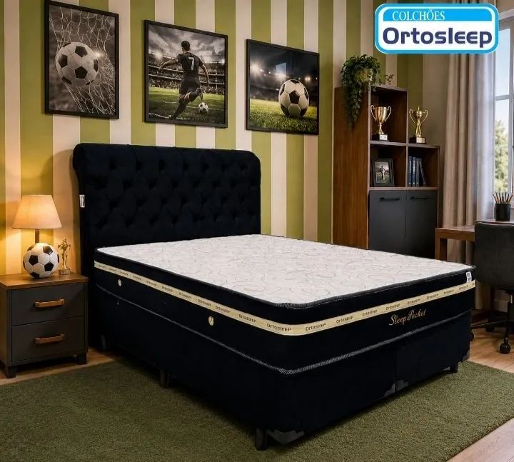 Cama Queen com cabeceira 