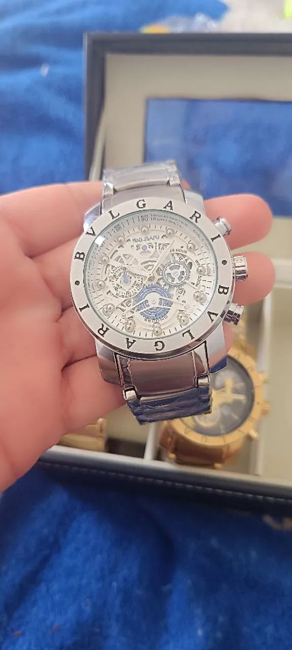 Relógio BVLGARI (Fundo de vidro) - Foto 3