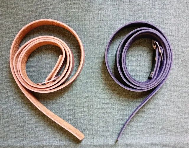 conjunto de cintos (preto e caramelo)