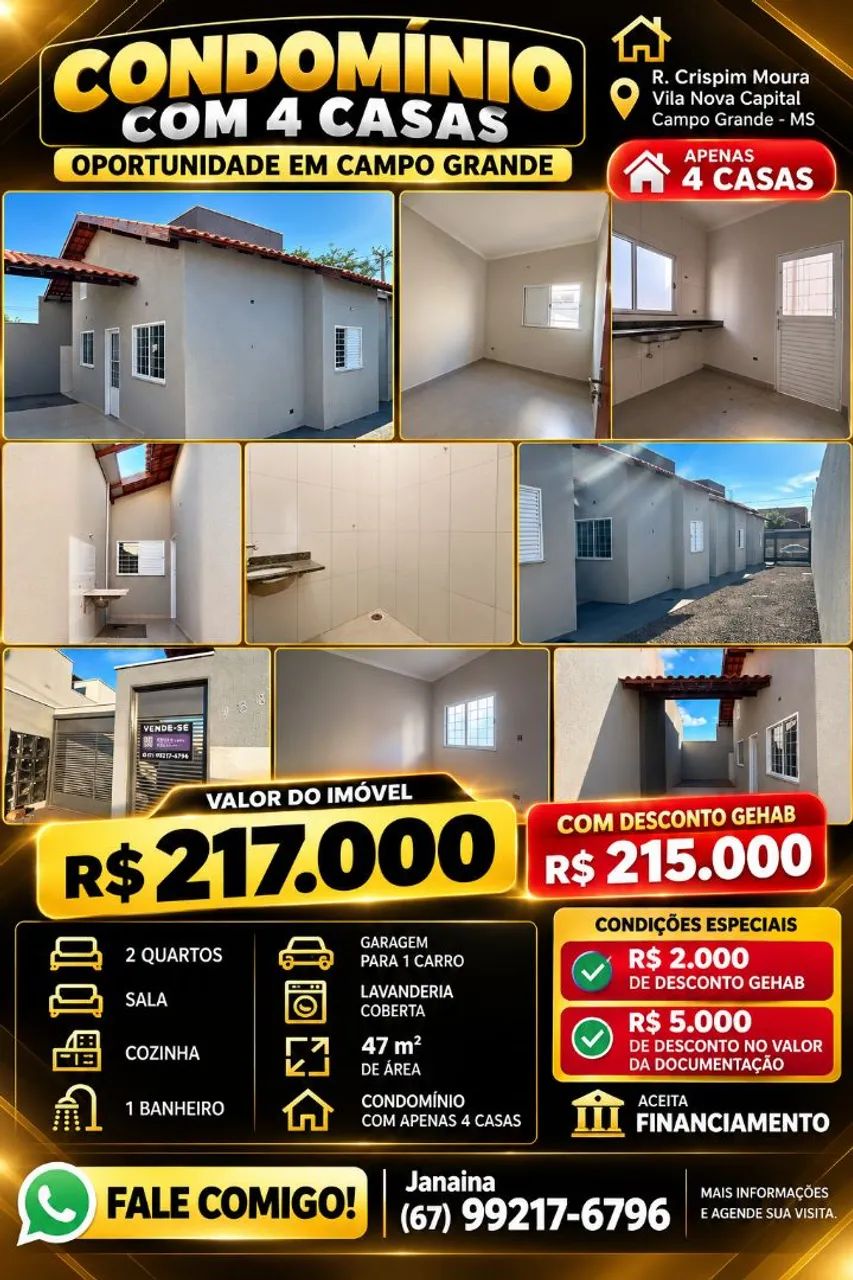 CONDOMÍNIO COM 4 CASAS?