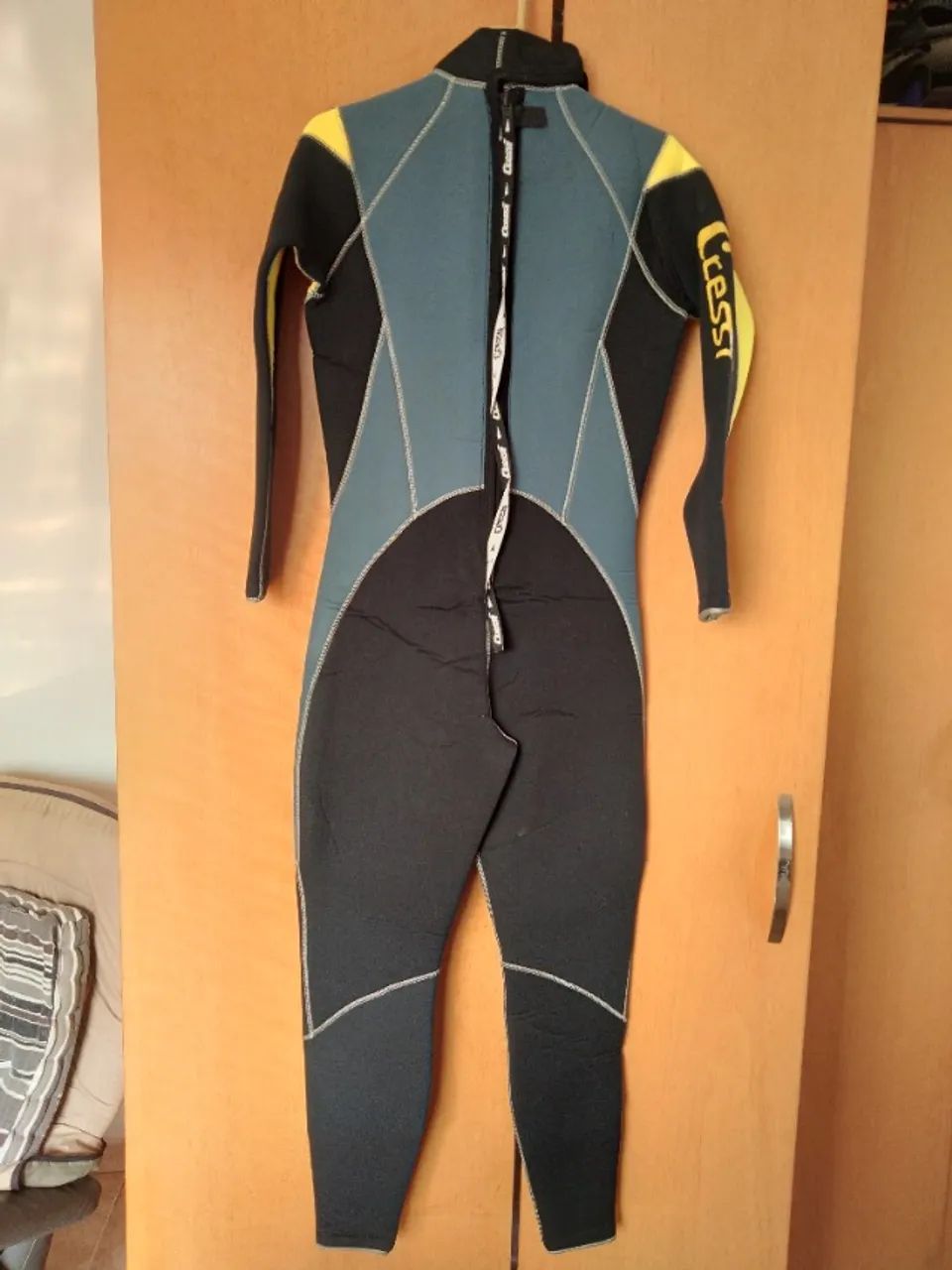 Long John Neoprene Feminino De Mergulho Cressi 5mm Tamanho G  - Foto 2