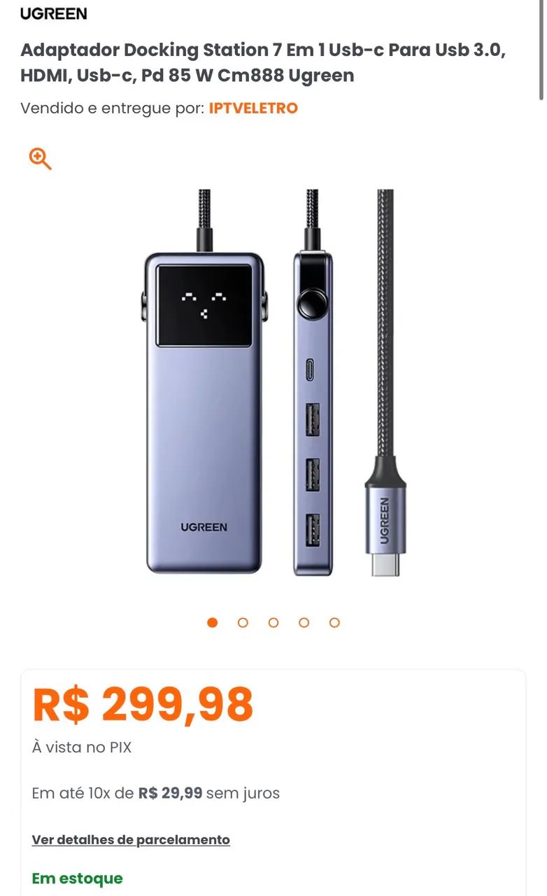 Adaptador Hub Ugreen Original 