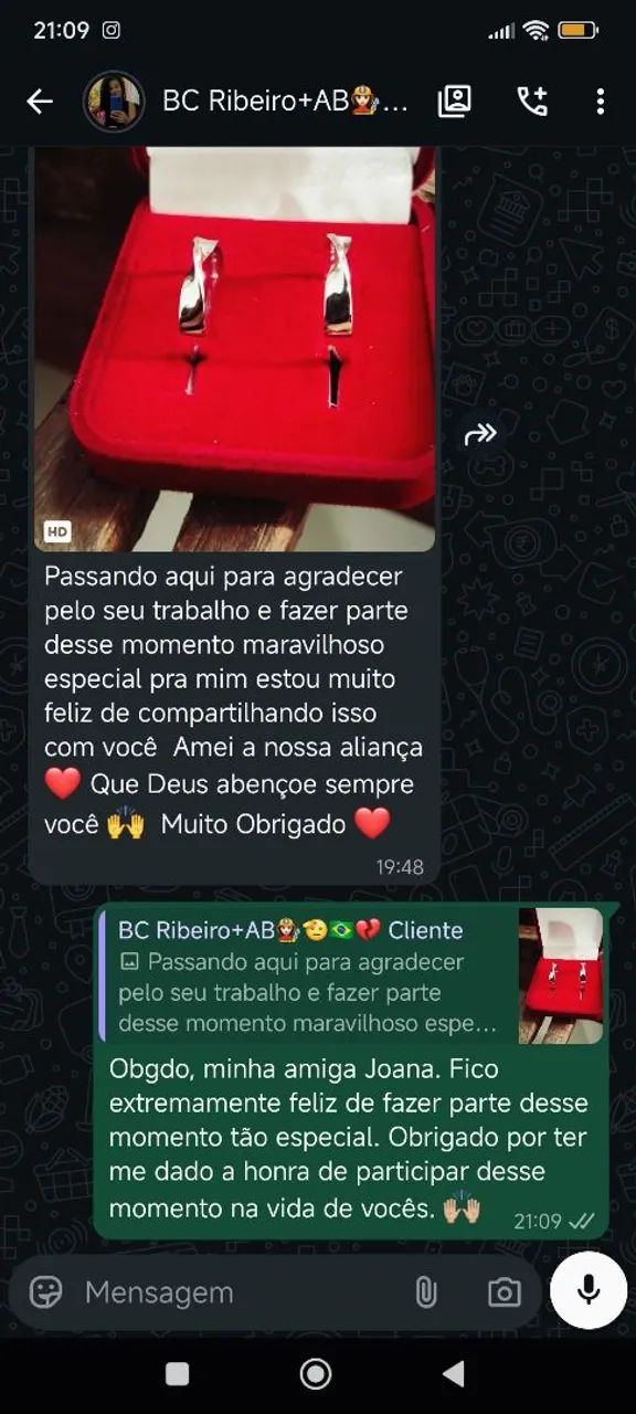 Alianças de Prata / Modelo reta torcida no Centro  - Foto 2