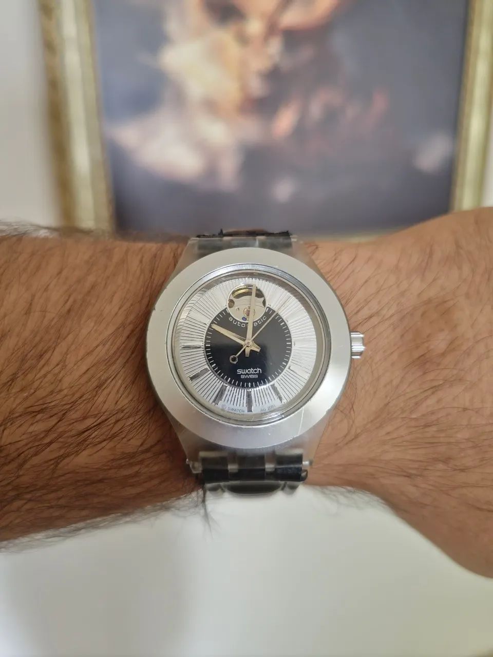 Relógio Swatch Irony Diaphane Automatic SVDK1002 - Automático Suíço
