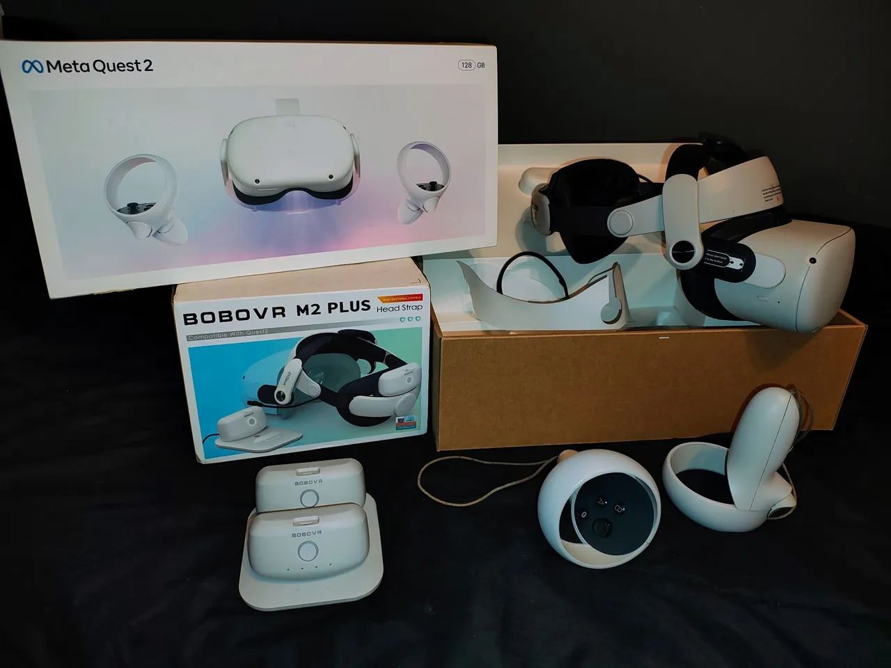  QUEST 2 64GBとBOBOVR M2 PLUS ÓCULOS META QUEST 2 + BOBOVR M2 PLUS - Consoles de Vídeo Game
