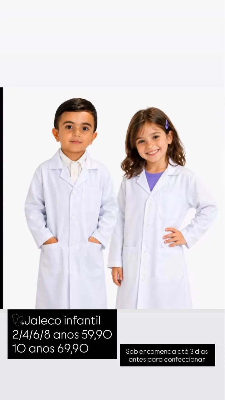 Jaleco infantil 