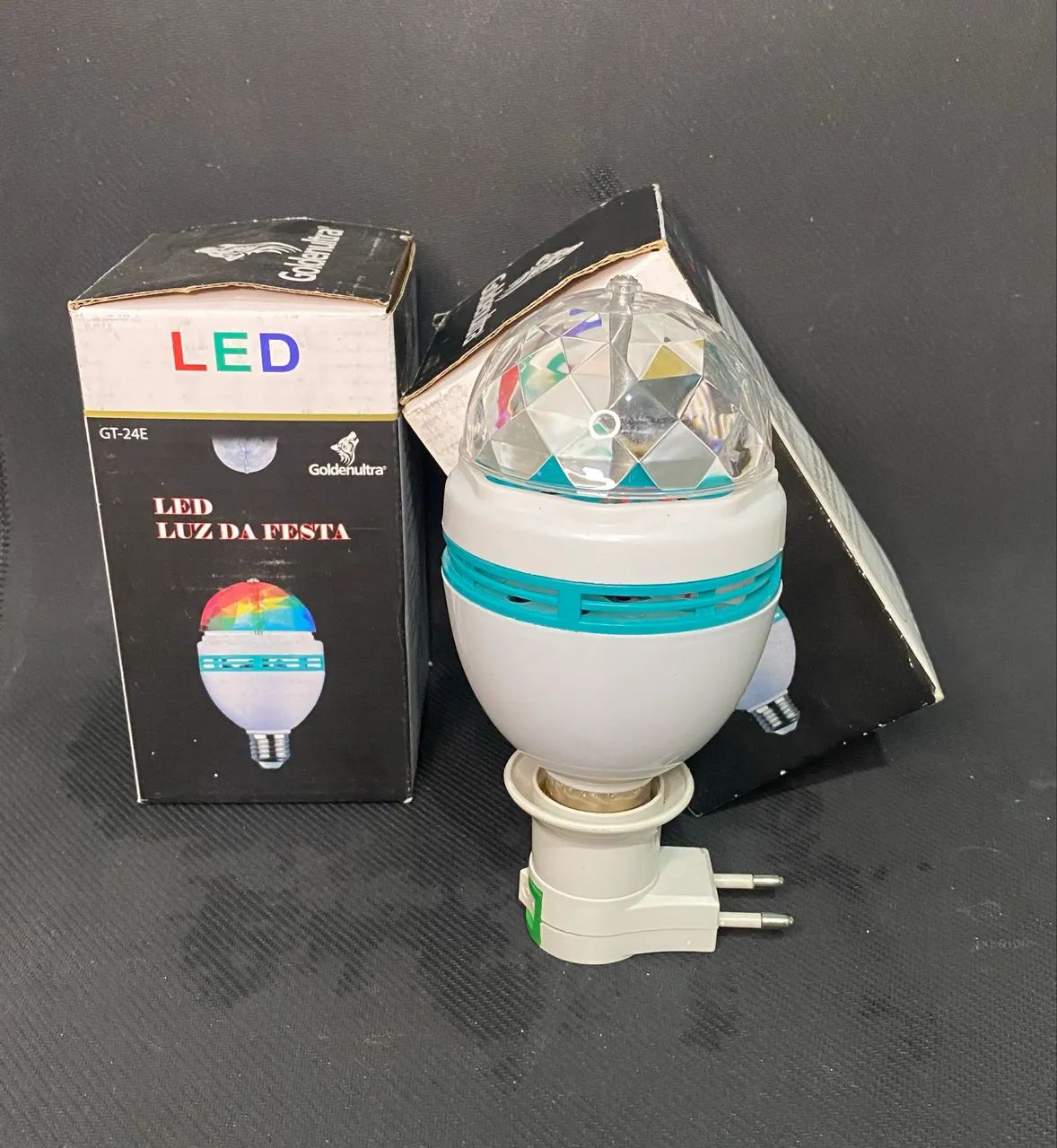 Lâmpada giratória com led
