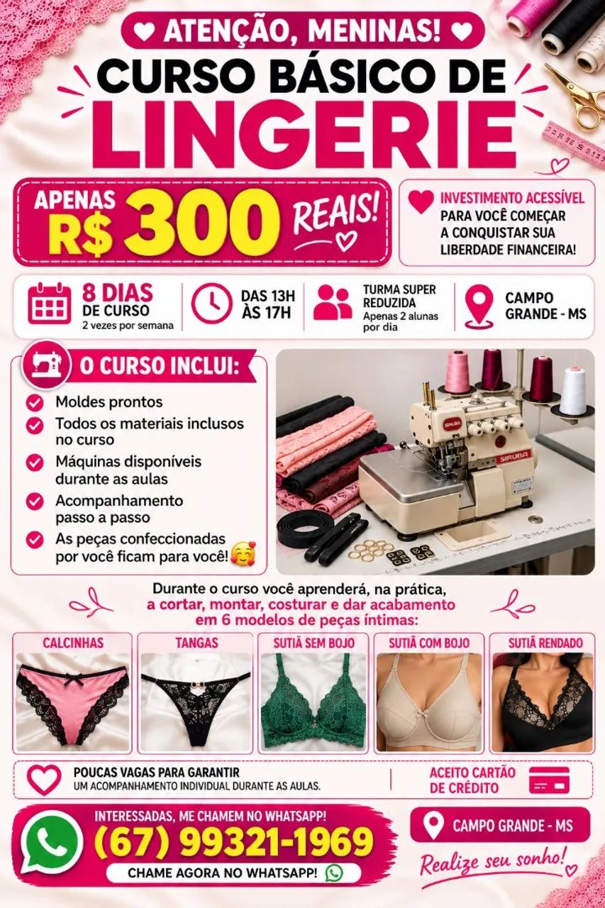 Curso de lingerie 