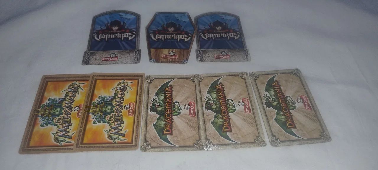 Lote Cards Dracomania & Mythomania & vampiros - Hobbies e coleções